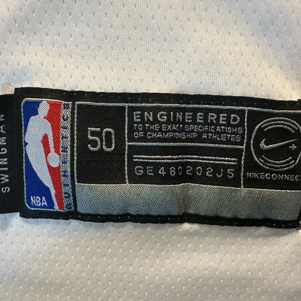 Nike men Toronto Raptors Pascal Siakam white swingman jersey sz 50 - Picture 7 of 8